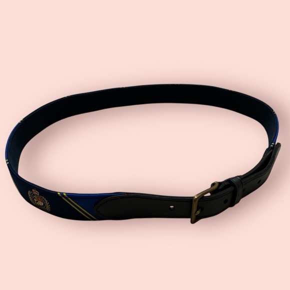 Vintage Polo Ralph Lauren Snowbeach Indian USA Crest Belt (1992)~~ Rare